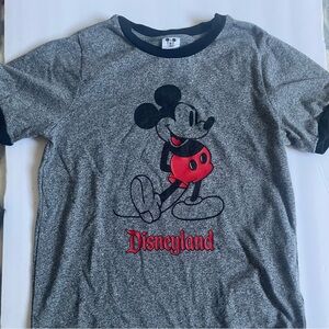 Disney Kids Gray and Black Mickey Mouse Tee